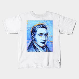 George Stephenson Portrait | George Stephenson Artwork | George Stephenson Painting 14 Kids T-Shirt